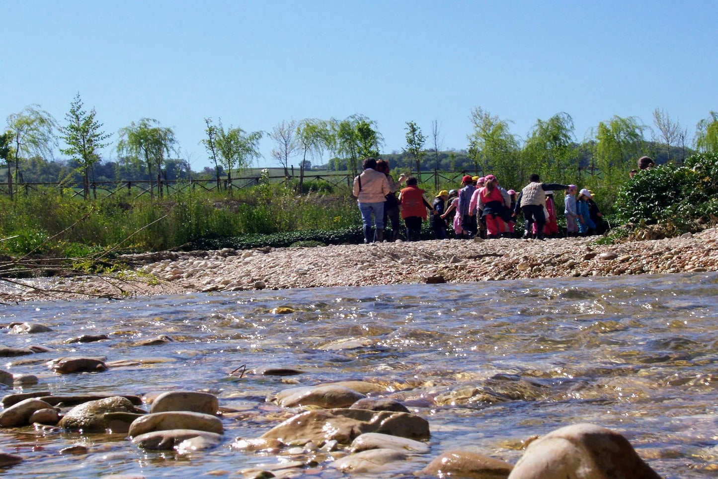 Con i piedi nel fiume Fiastra!