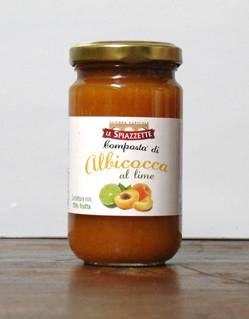 Composta di albicocca al lime